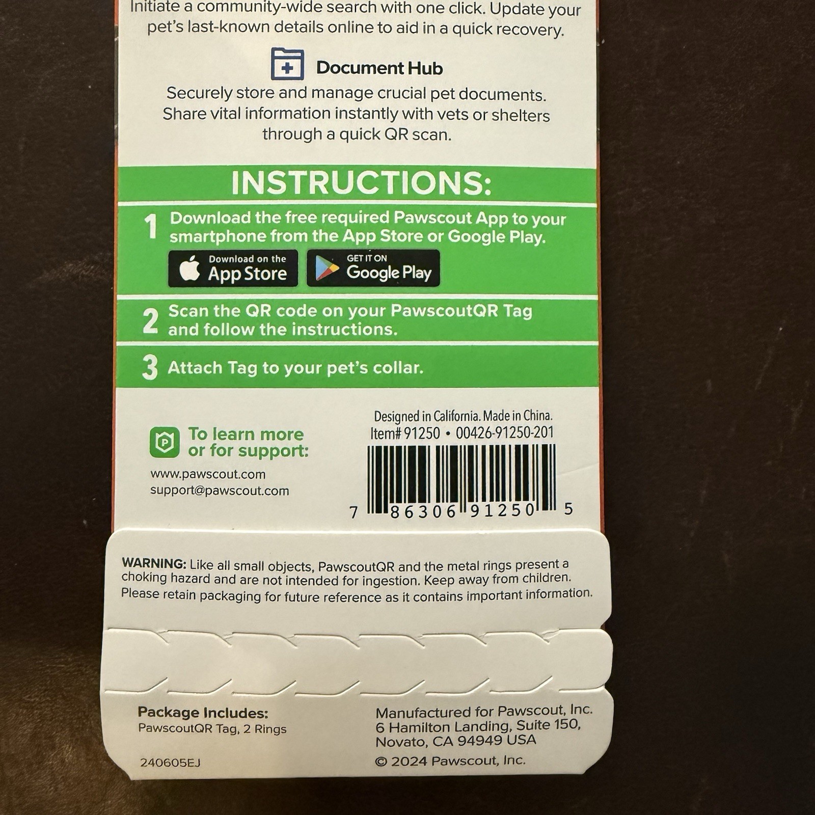 Pawscout QR The Smart Pet Tag Finder for Dogs and Cats Connects To Your Phone