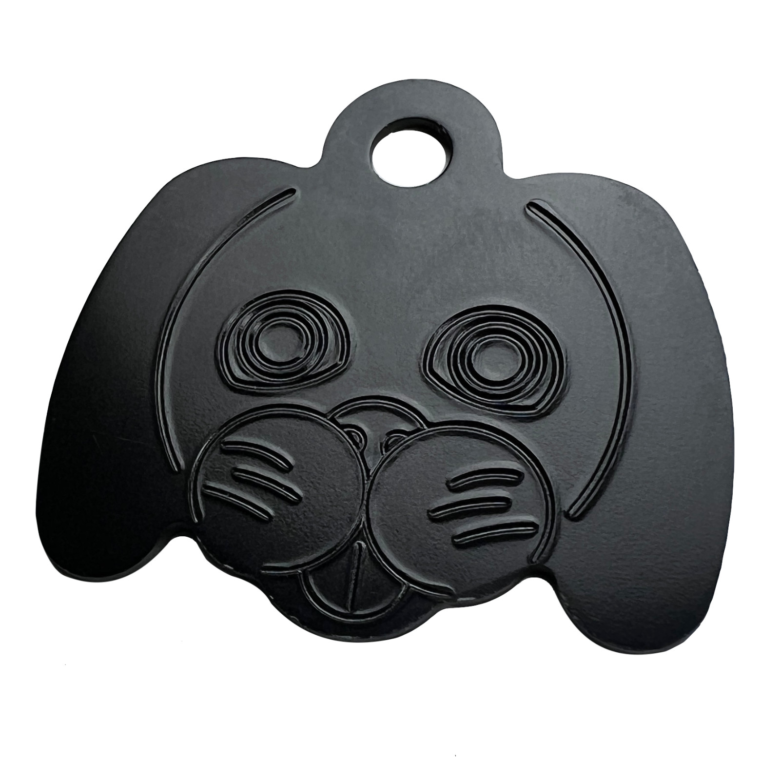 Custom Engraved Dog Tags Personalized Dog Collar Pet Tags Engraved BLACK PUPPY