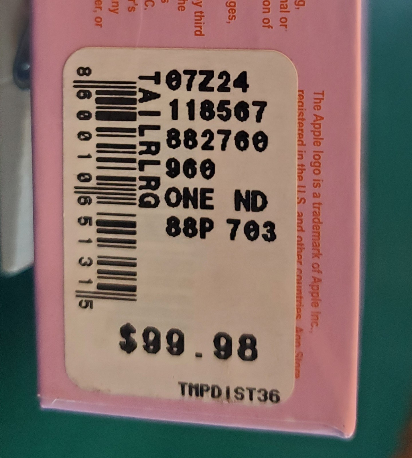 NIB – Tailr CLASSIC PET TAG – GOLD- SIZE: LARGE – APPLE/ANDROID COMPATIBLE