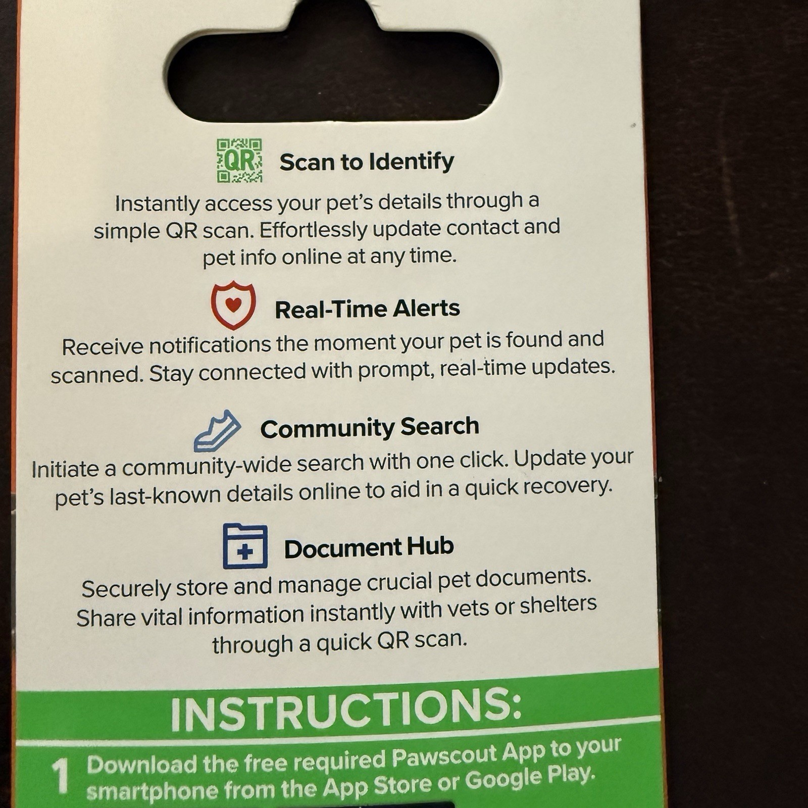 Pawscout QR The Smart Pet Tag Finder for Dogs and Cats Connects To Your Phone