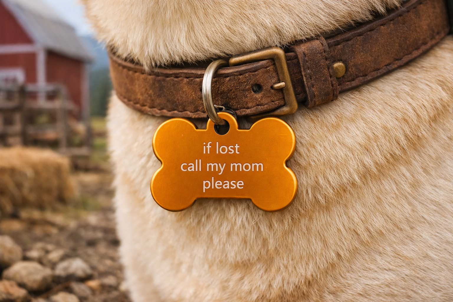 Custom Engraved Dog Tag_Personalized Pet ID_Deep Laser Engraving_Multiple Colors
