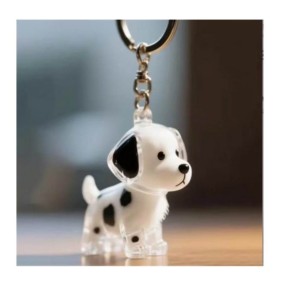 Dog Hair Collector Keychain Charm – Memorial Storage Box for Pet Hair