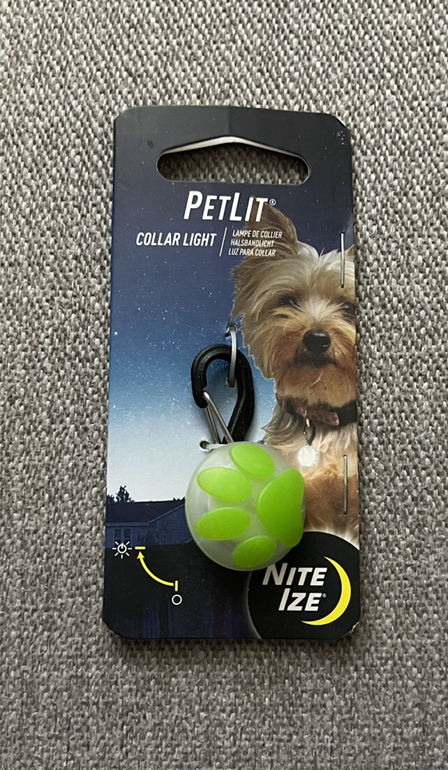 Nite Ize Pcl02-03-17pa Lime Green Stylish Led Collar Light, No. PCL02-03-17PA