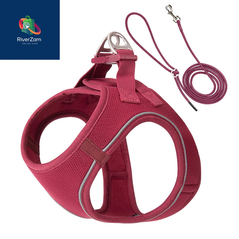 Reflective Harness and Leash Set for Dogs and Cats – Adjustable and Comfortable