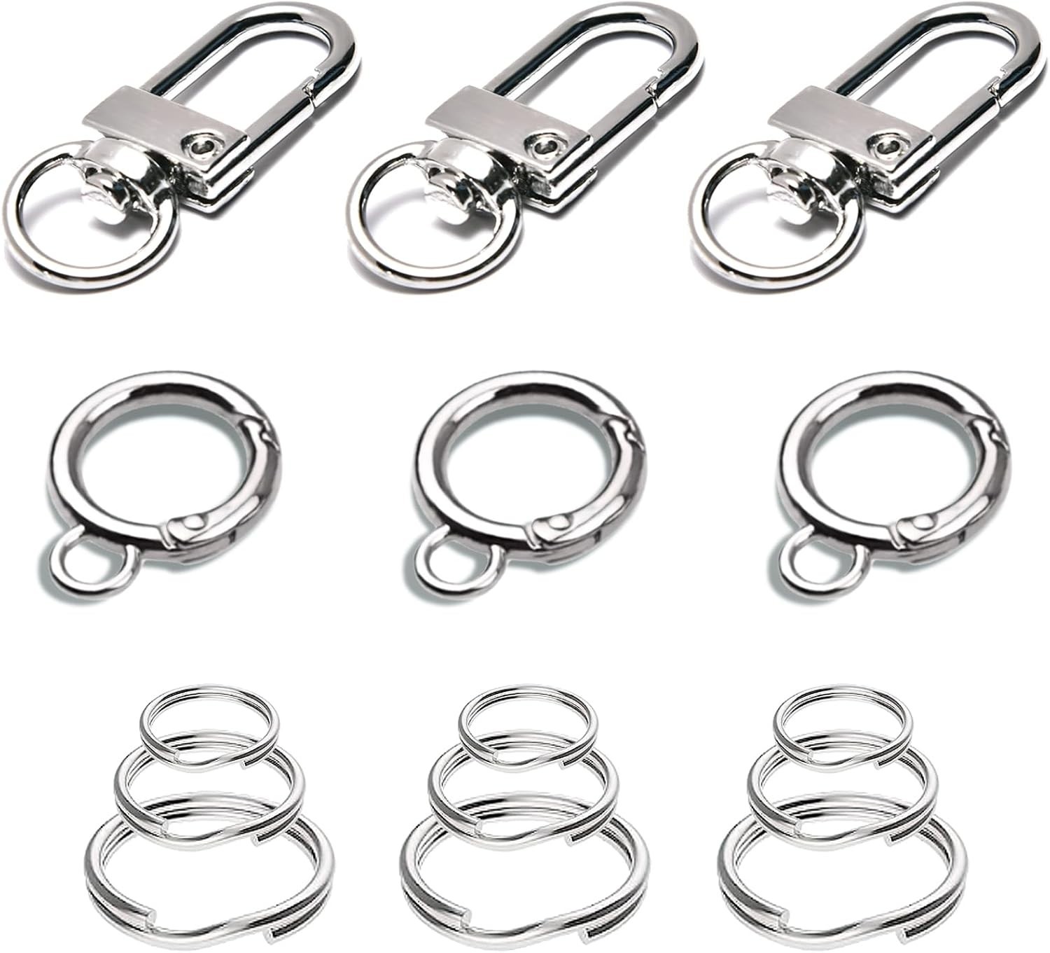 for Collar,with 15Pcs Replaceable Dog ID Name Tag Ring Clip Dog Tag Attachmen…