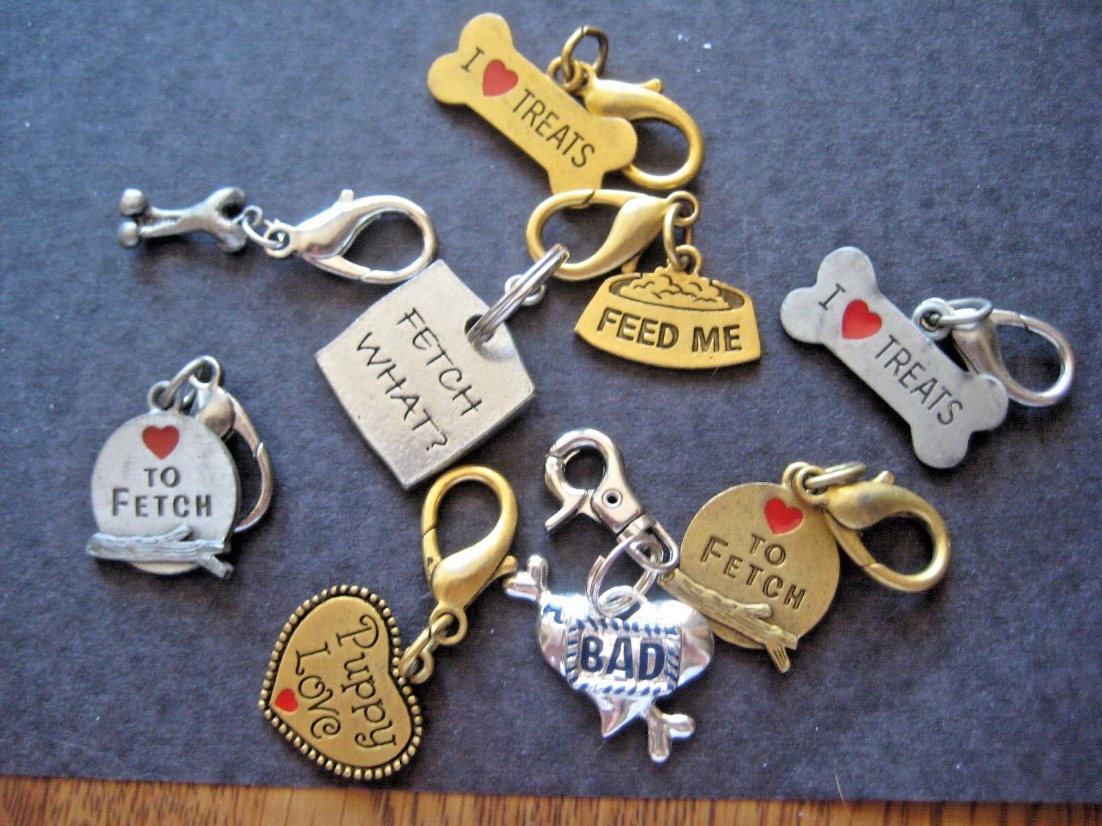 Assorted Pet Collar Charms Dog Tags