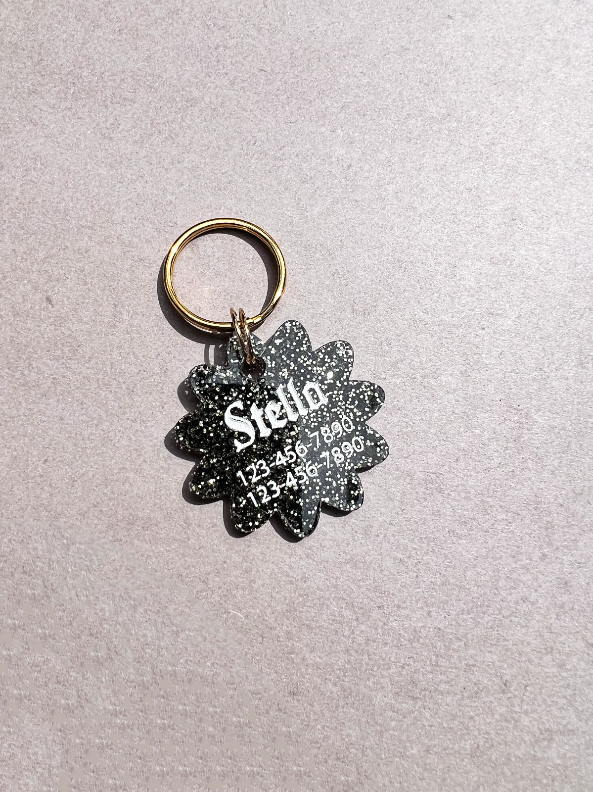Unique Gothic Pet ID Tags for Dogs and Cats, Custom Dog Tag, Cat Collar Tag