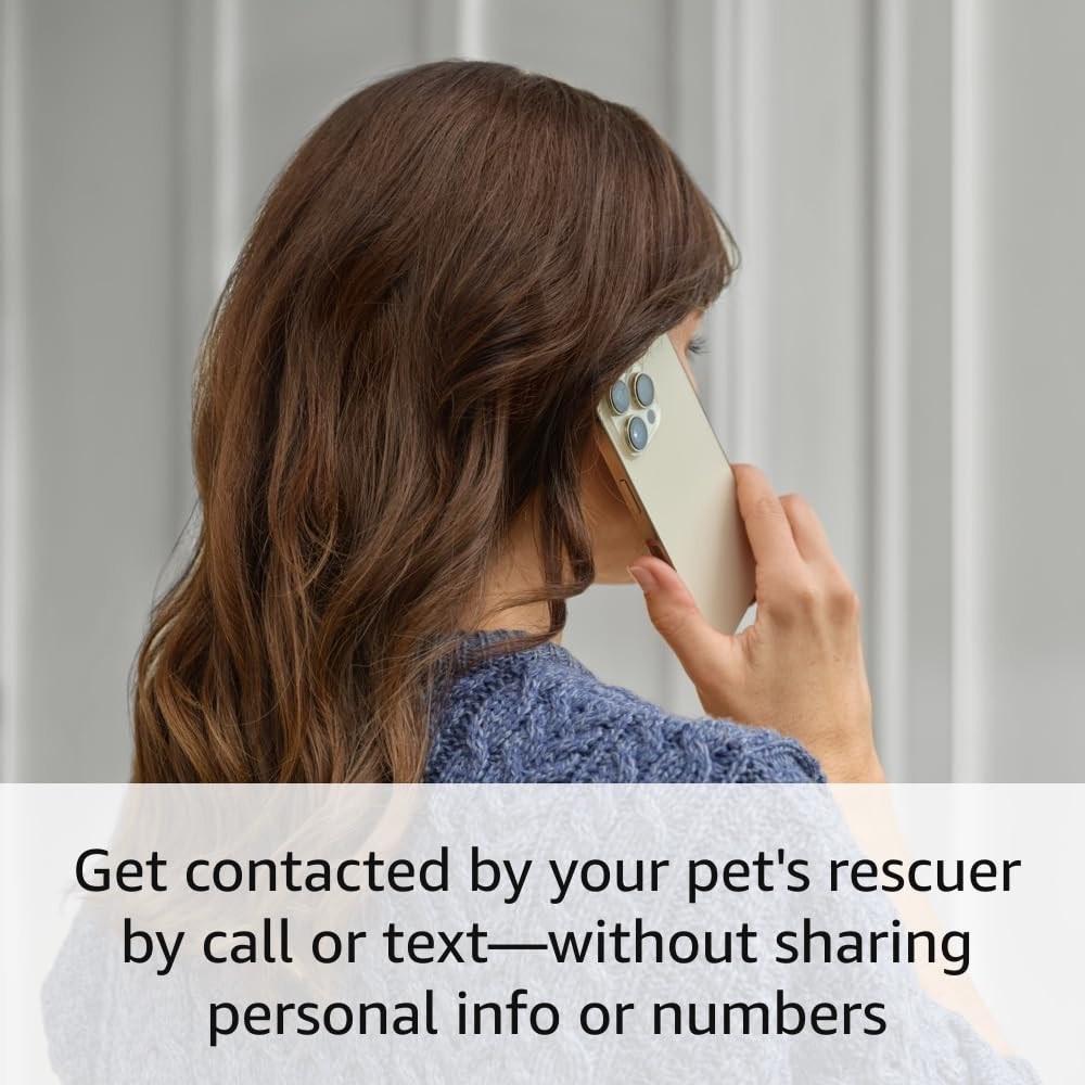 Pet Tag | Easy-To-Use Tag with QR Code | Real-Time Scan Alerts | Shareable Pet P