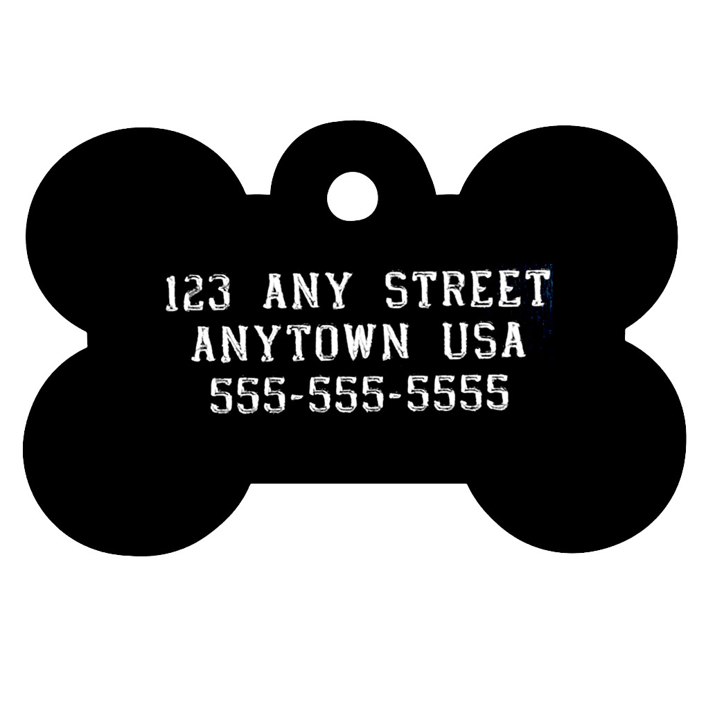 Custom Engraved Dog Tags Personalized Dog Collar Pet Tags Engraved Bone PRINCESS