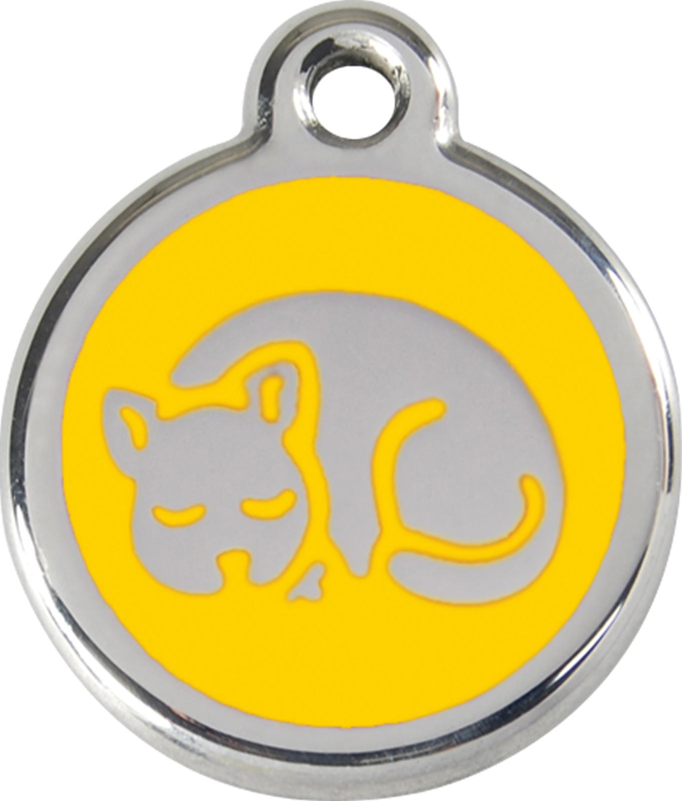 Stainless Steel Red Dingo Small Cat ID Tag Red Purple Blue Green Pink Yellow