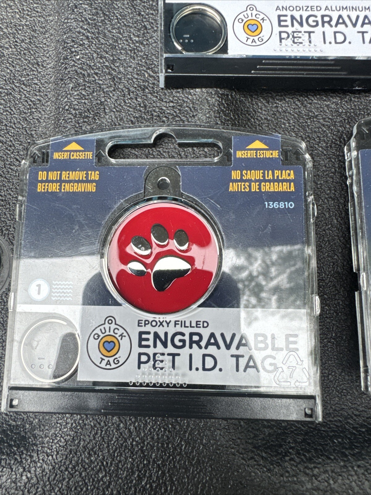 NEW – ENGRAVABLE PET I.D. TAG – Lot Of 3