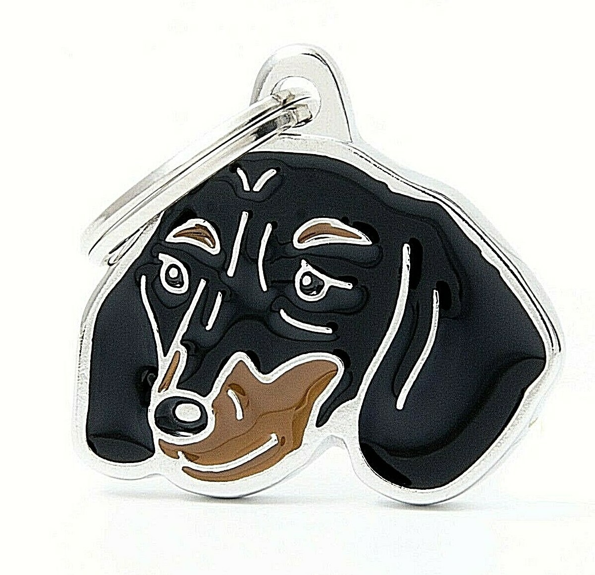 Dachshund Dog ID Tag (19N ) – Engraved FREE – Personalised Identity – Charm