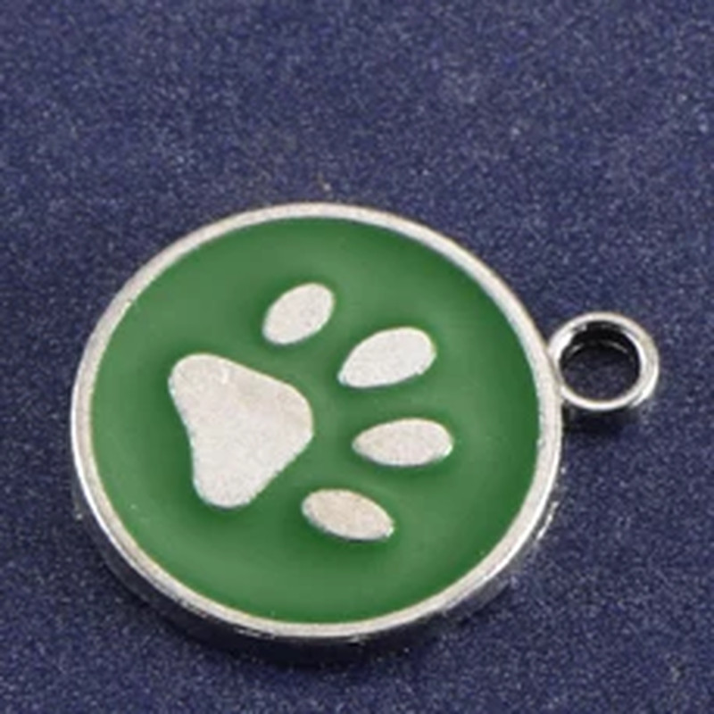 Pet Id Paw Tag for Dog, Puppy, Kitten, Cat Collar Accessories, Dog ID Tag, Free
