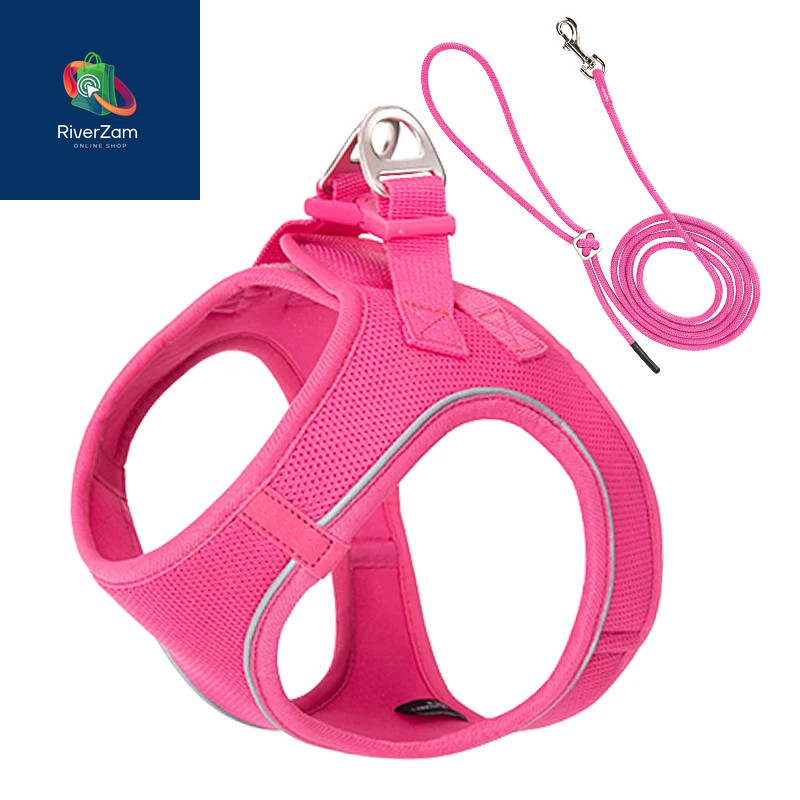 Reflective Harness and Leash Set for Dogs and Cats – Adjustable and Comfortable