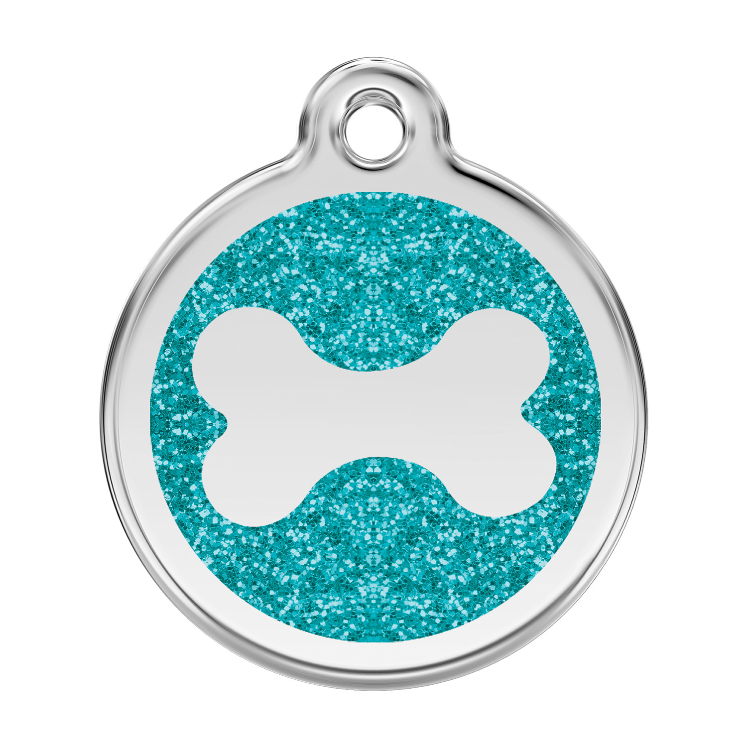 Dog Cat Pet – Red Dingo – Dog ID Tag Charm – Lifetime Guarantee – Glitter Bone