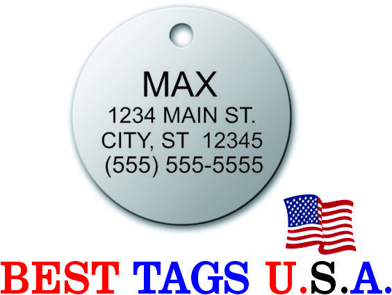 PREMIUM DOG TAG Personalized Engraving Made in USA – !!$3.95 SHIPPED!!