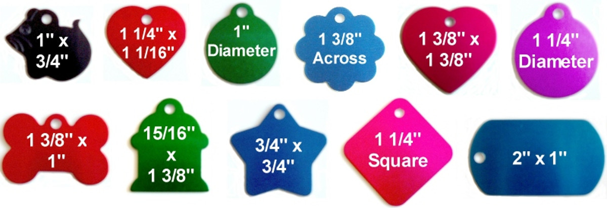 Stainless Steel Tags Double Sided Dog Name Pet ID Tag