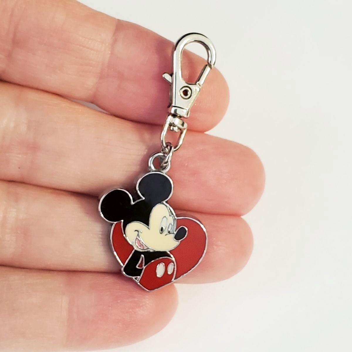MICKEY MOUSE CHARM DOG CAT COLLAR JEWELRY / ZIPPER PULL FOR PURSE BACKPACK ETC