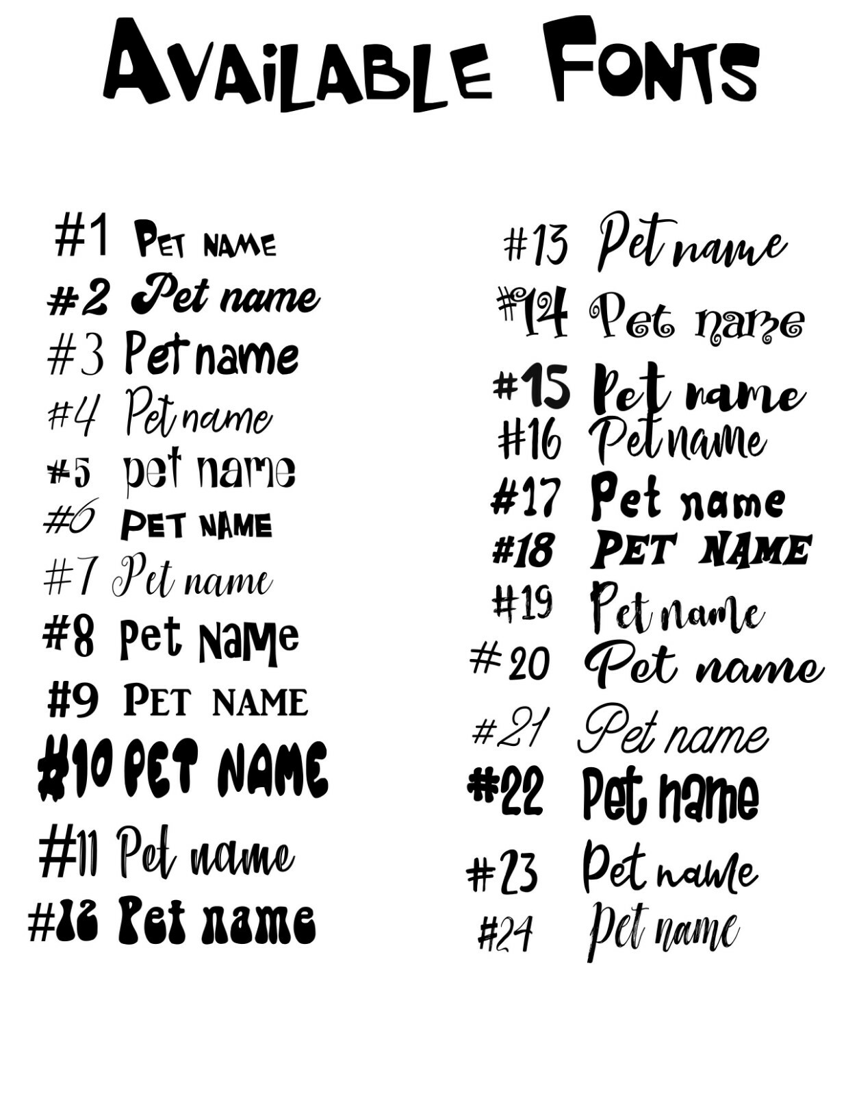 Pet ID Tag Floral Personalized Custom Double Sided Pet Tag w/name & number