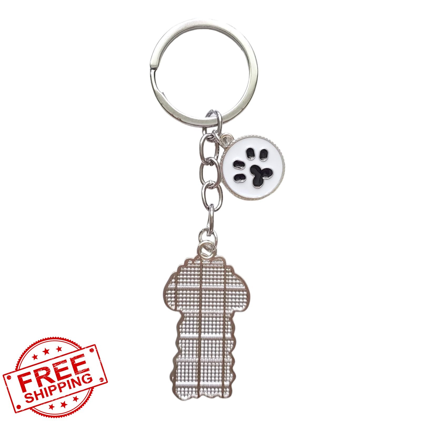 POYAMUSE Enamel Dog Keychain, Pet Memorial
