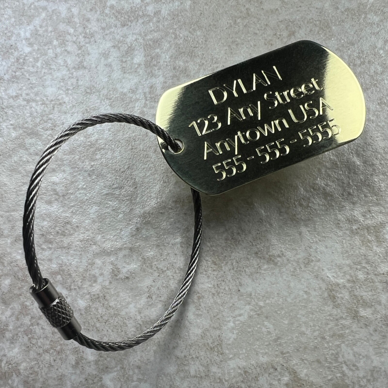 Custom Luggage Tags Baggage Tag Carry On Bag Travel ENGRAVED LUGGAGE TAG BRASS