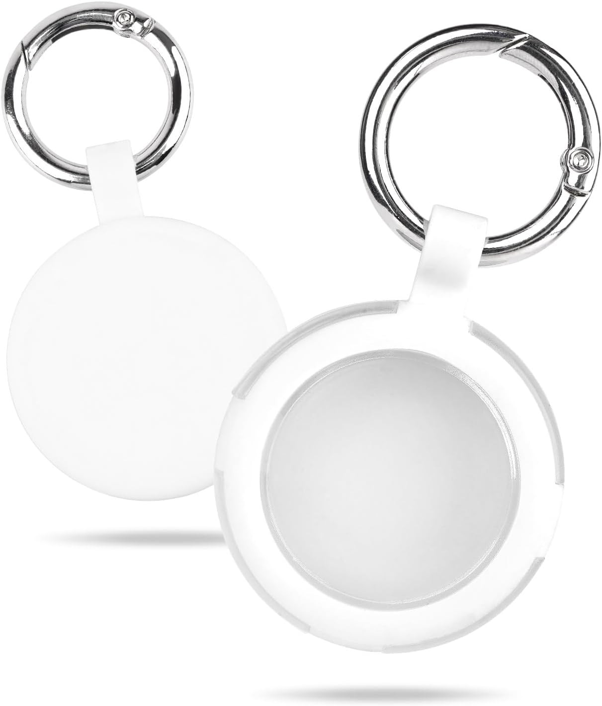 Tags Holder with QR Code Dog Tag, Tags Case with Anti-Lost O-Ring, Waterproof Du