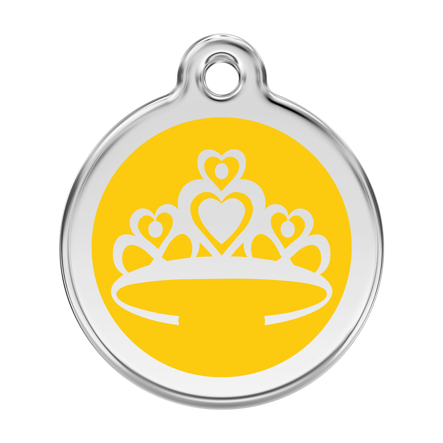 Red Dingo Dog Cat ID Pet Tag Engraved Free Shipping Crown – 11 Colors-Life Guar
