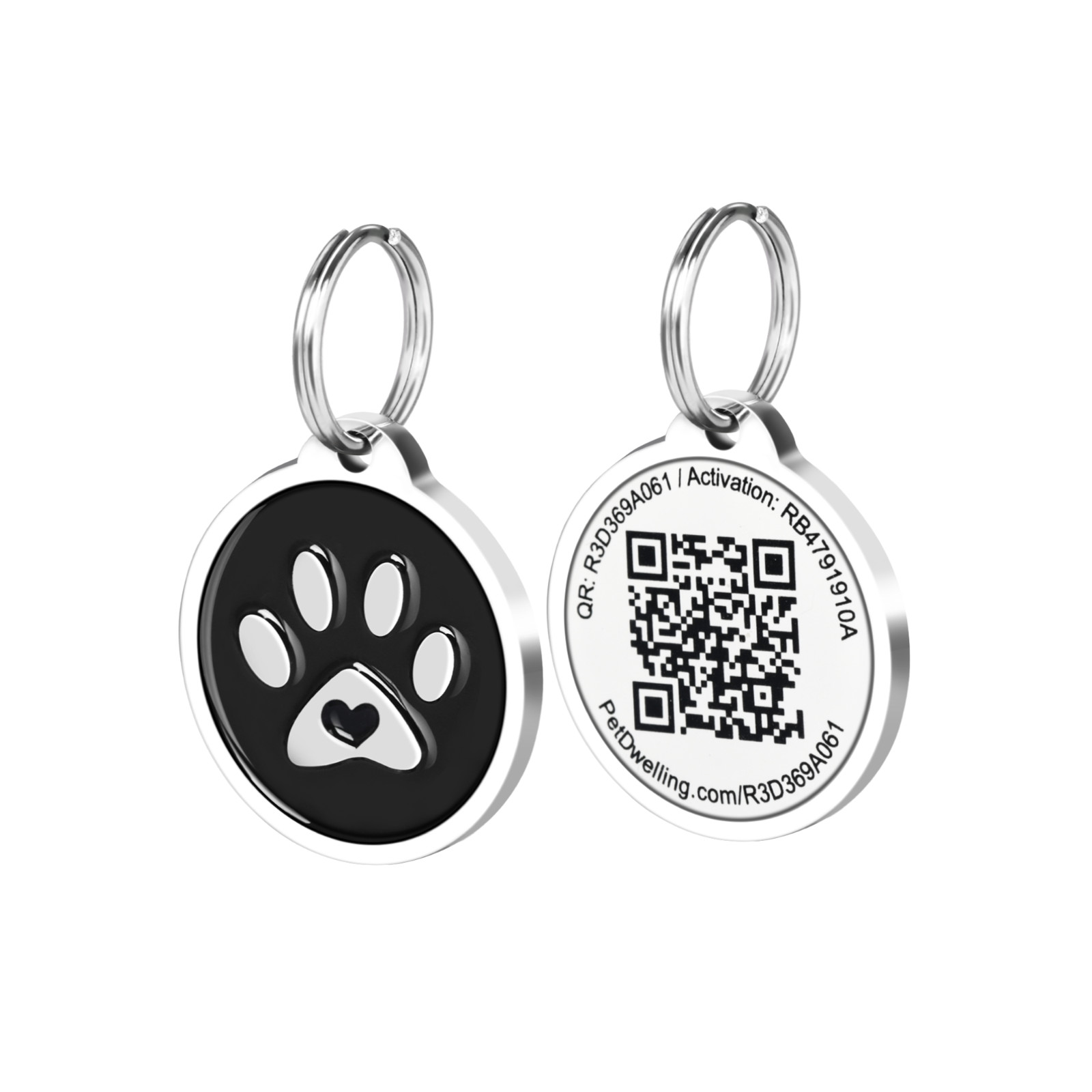 Pet Dwelling QR Pet ID Tags For Dogs & Cats – Online Profile- Instant Scan Alert