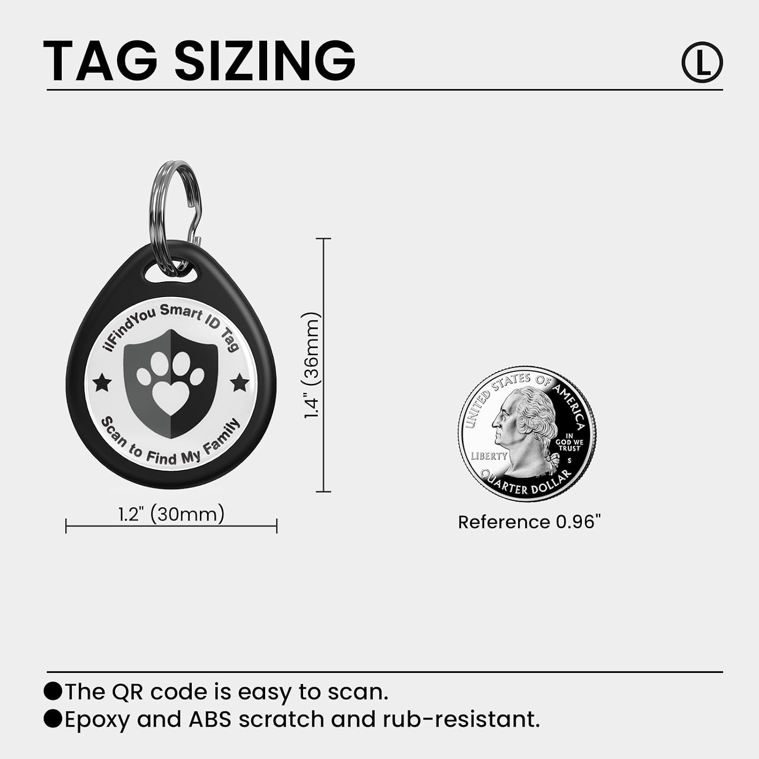 Dog Tags Personalized, QR Code Pet ID Tags for Dog Collar, Online Profile, Sc…