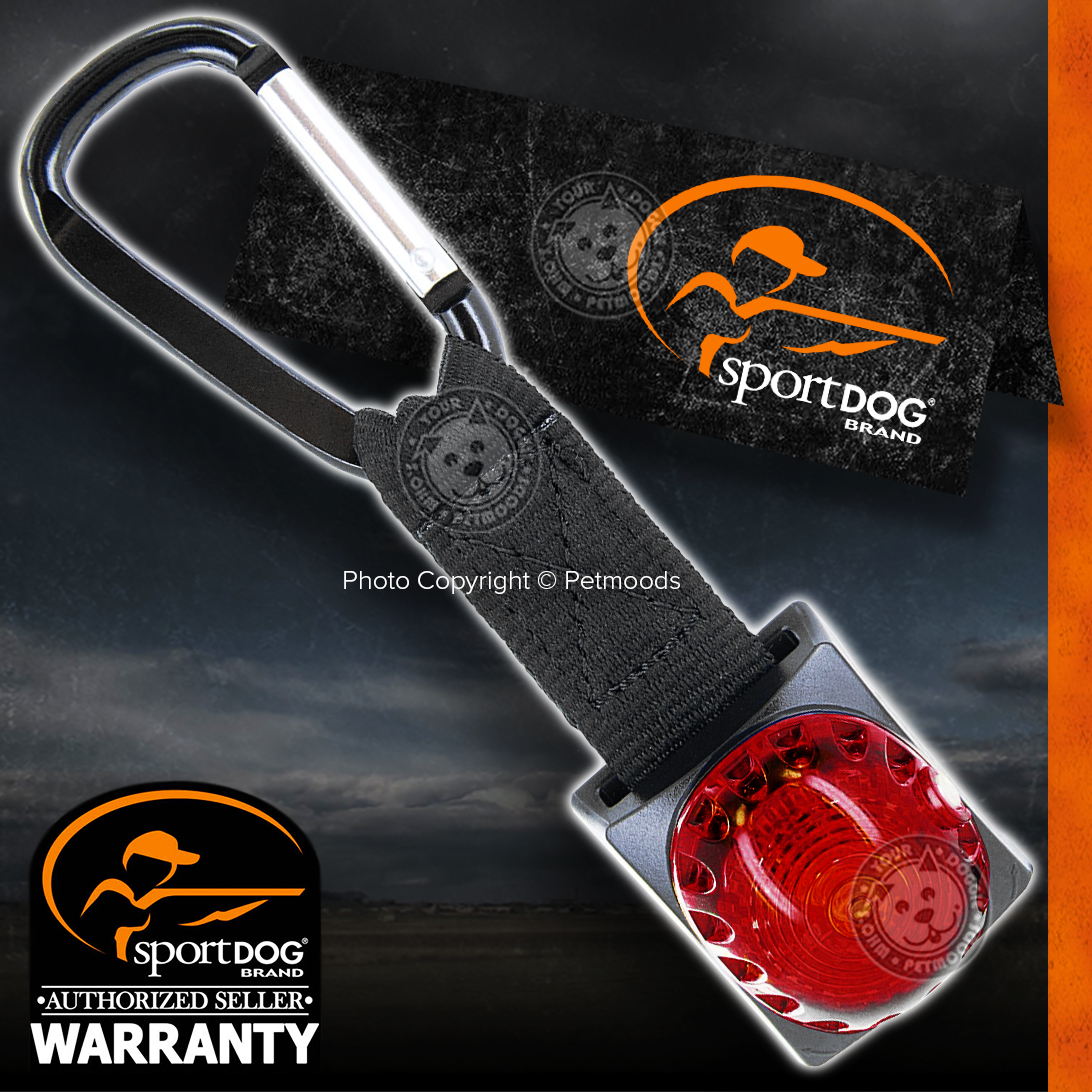 SportDOG Locator Dog Pet Collar Safety Beacon Red Light Adapter Carabiner Clip