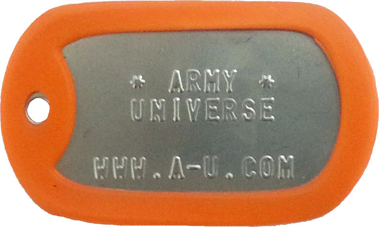 US Military Dog Tag Set ID Matte Metal ID Dog Tags Necklace Complete Set