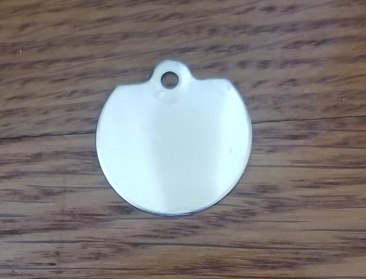 Blank Stainless Steel Tags for Pets or Jewelry 500 Count