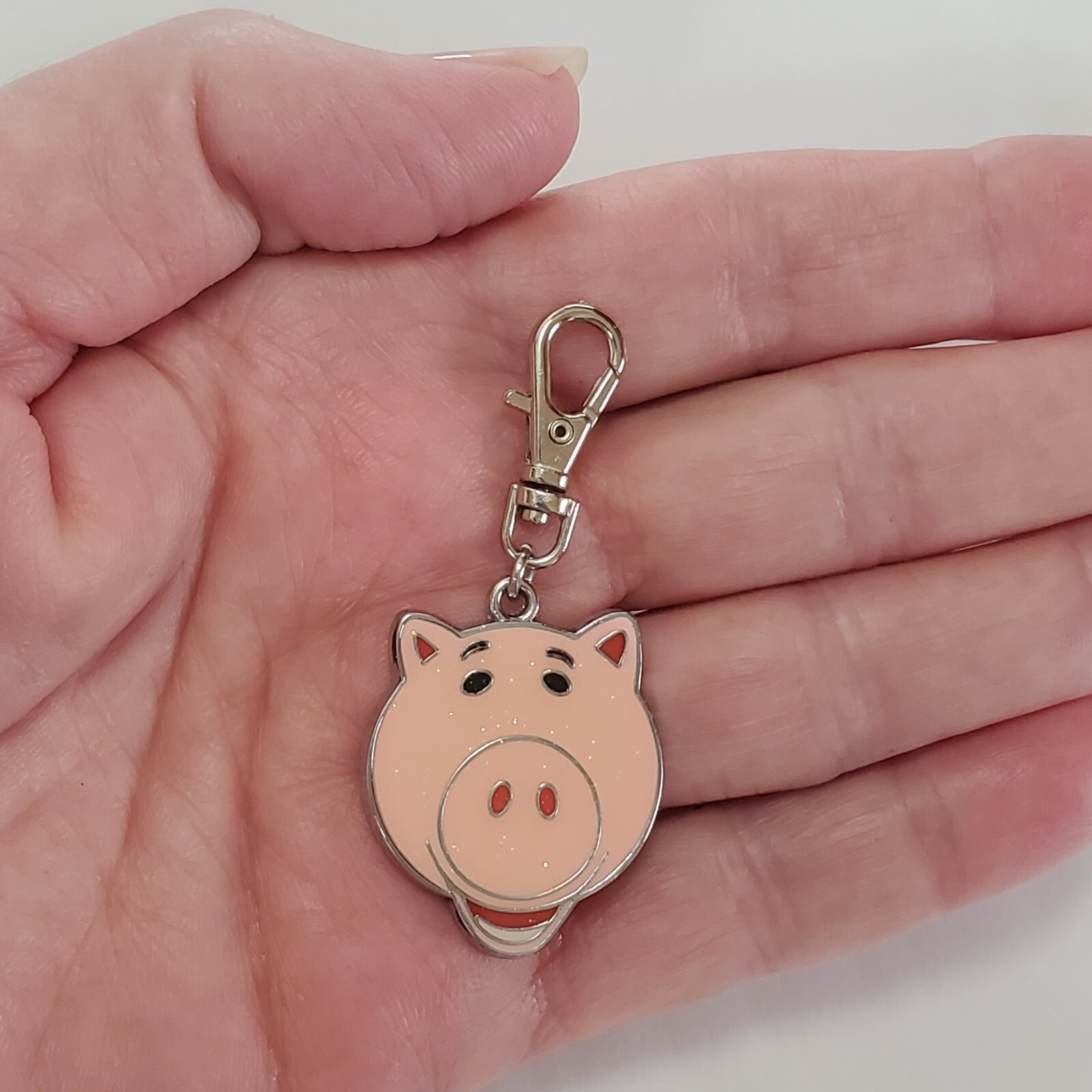 PIG CHARM MISS PIGGY FOR ZIPPER PULL PURSE WALLET BACKPACK OR PET DOG CAT COLLAR
