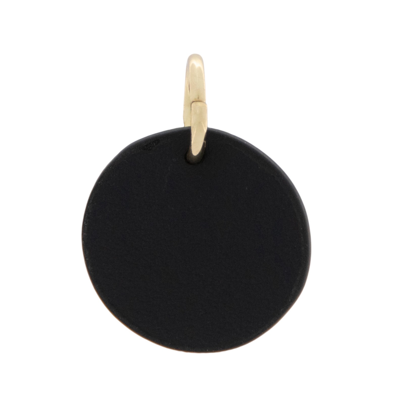 The Cuddle Collab Wear & Share Charm Faux Leather BOOP Collar Tag in Black
