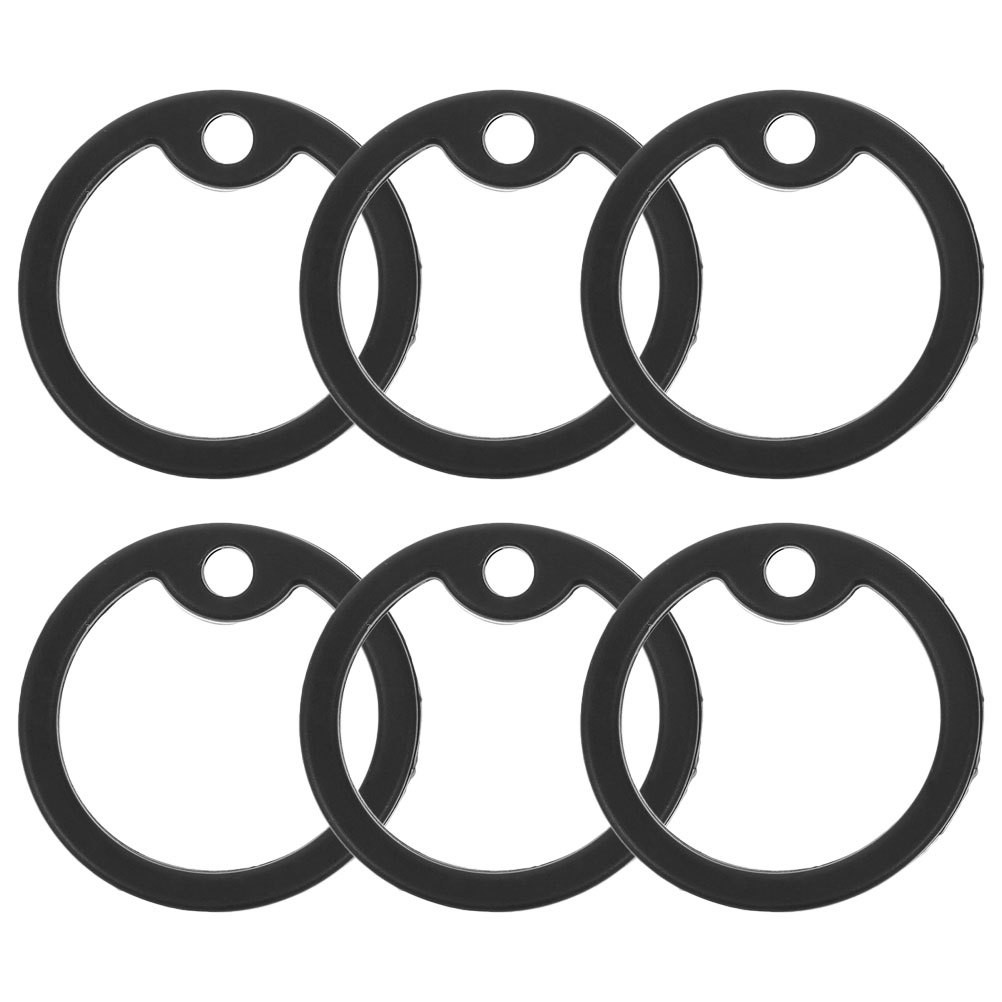6Pcs Reusable Silicone Dog Id Tag Covers Military Pet Accessories
