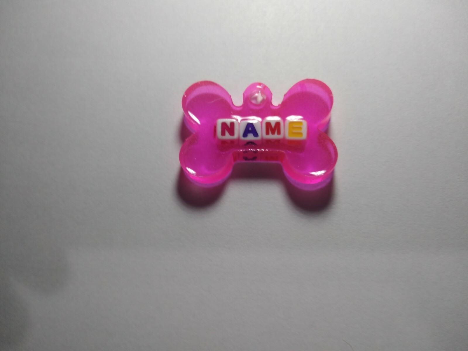 ACRYLIC PLASTIC PET Dog Cat Identification Name Tags-Custom ID Tag