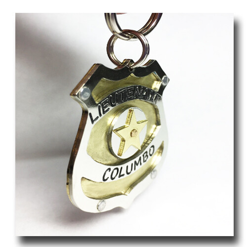 Police Officer Badge K9 Pet ID Dog Name Tag Free Engraving Brass Nickel Silver