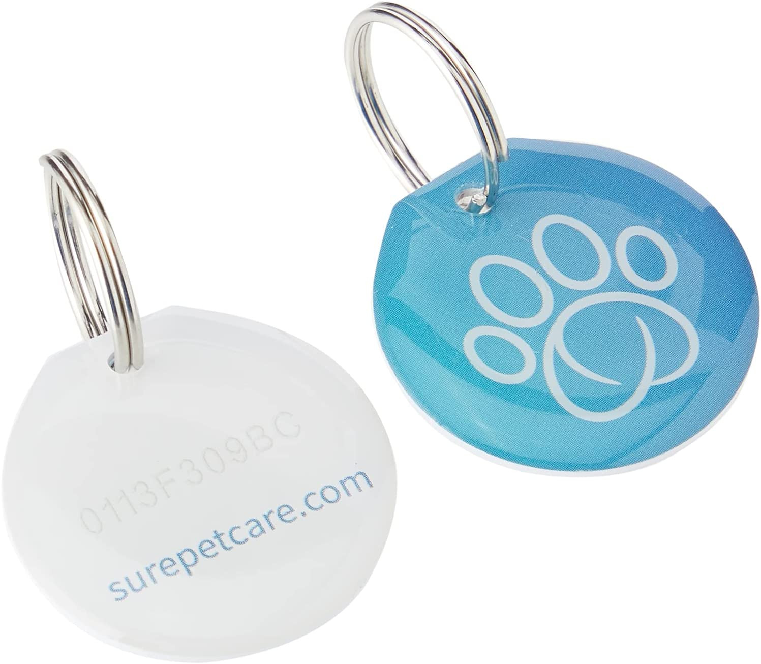 RFID Collar Tags for Non-Microchipped Pets Pack of Two