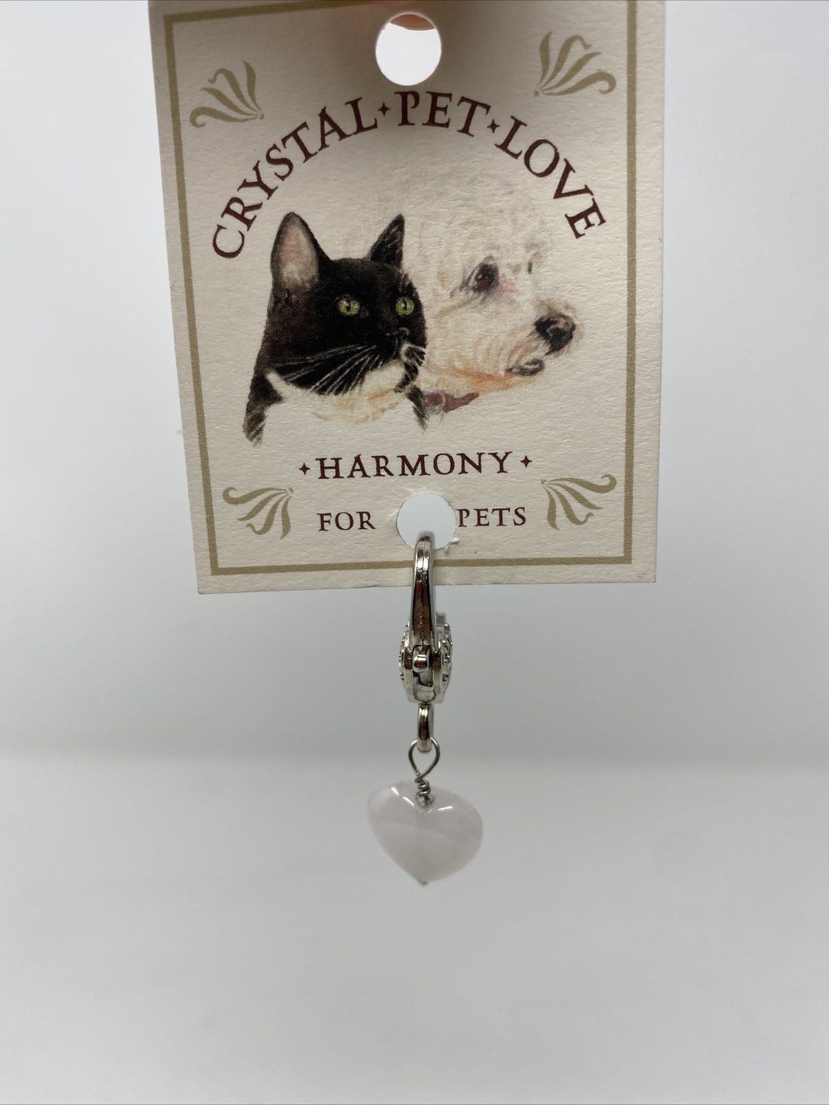 Crystal Pet Love Harmony For Pets Rose Quartz Made In USA