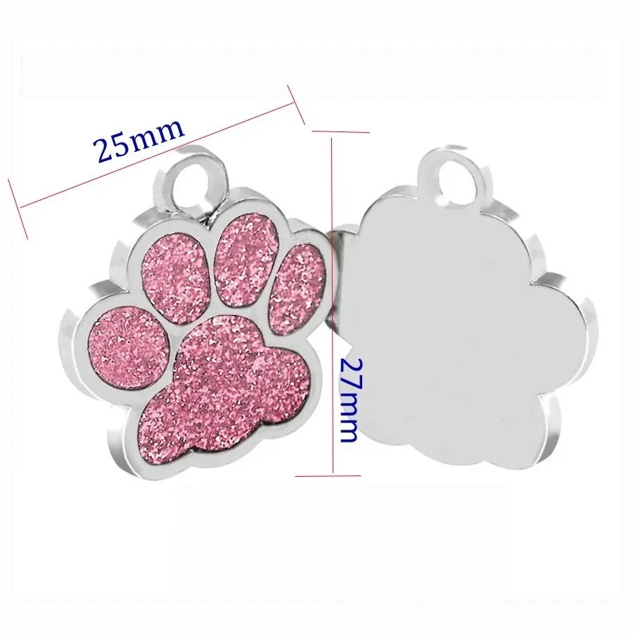 Personalized Pet ID Tag, Dog Tag, Cat Tag, Custom Cat Tag, Easy to Read, Pet Tag