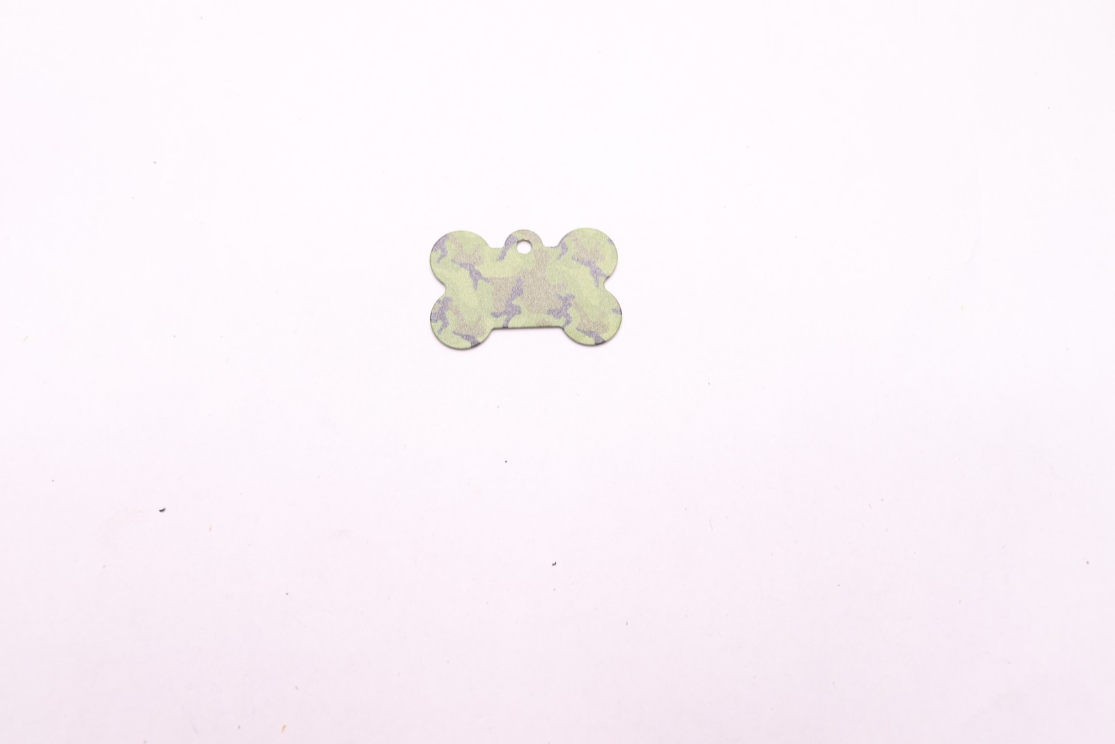 (25-Pk) Camouflage Bone Shape Personalized Custom Engraved Pet ID Tags 1.5″ x 1″