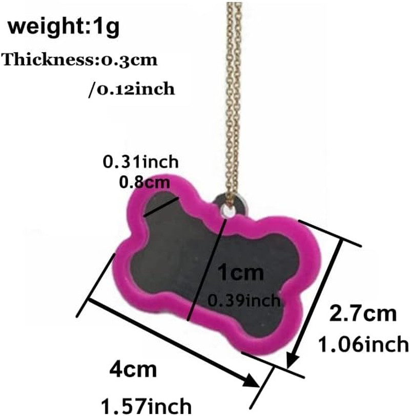 6 Pack Silicone Dog Tag Silencer – Quiet Noisy Pet ID Tags Protector – Lightweig