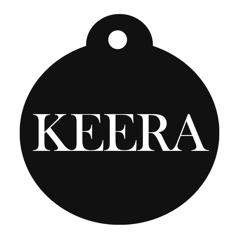 Custom Round Aluminum Pet ID Tag Engraved Placa Perro Gato 10 Colors 2 Sizes USA