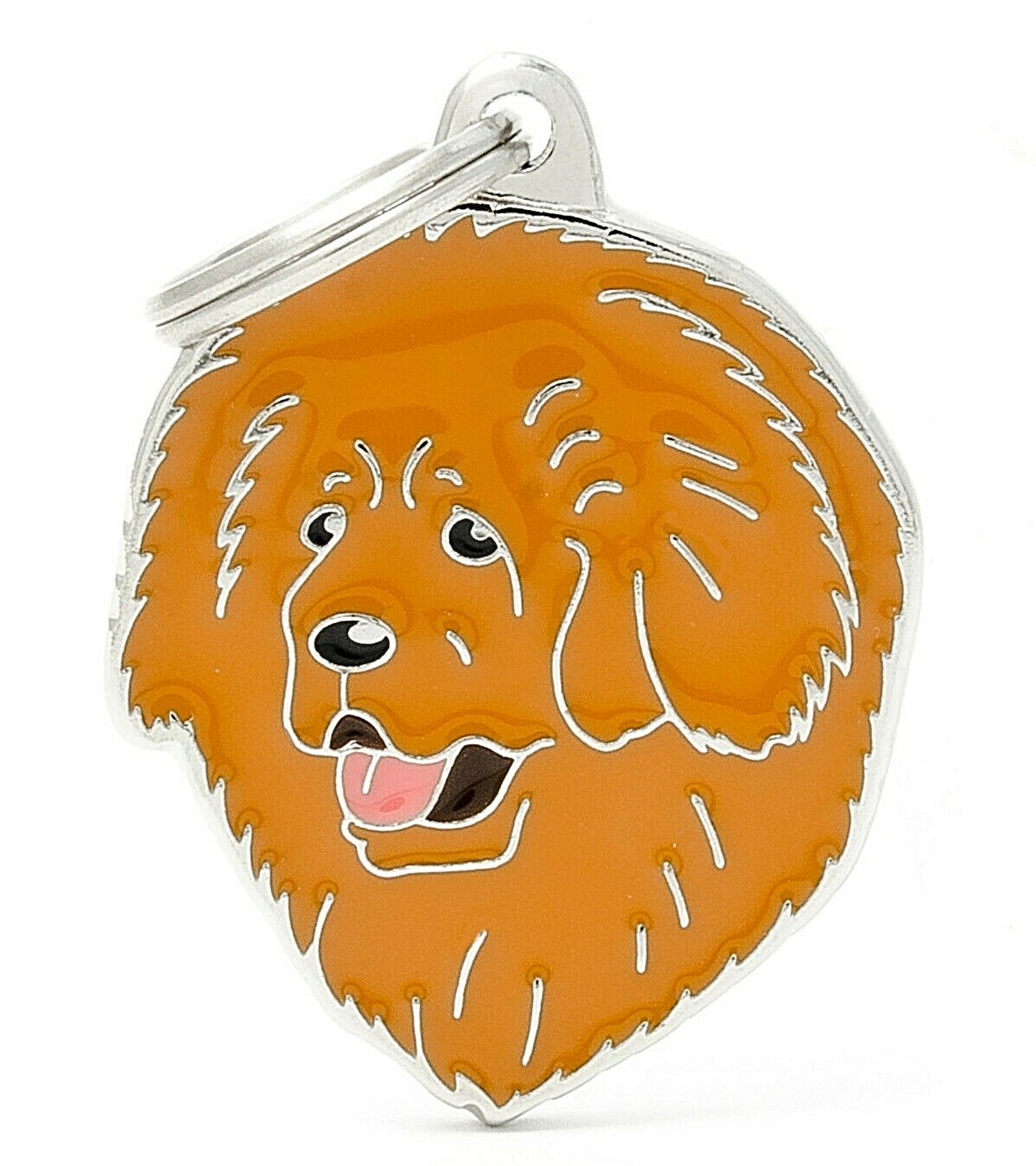 Tibetan Mastiff Dog ID Tag (99) – Engraved FREE – Personalised – Charm – Keyring