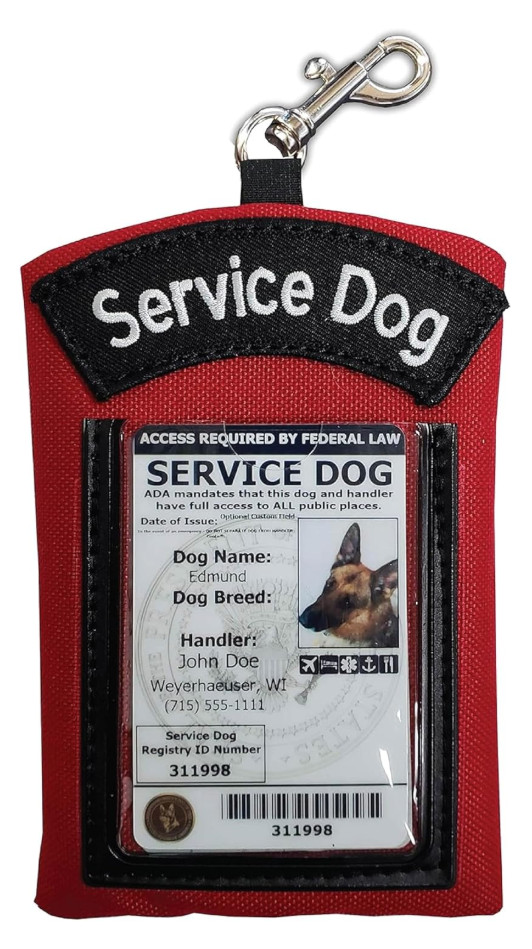 Clip On Service Dog ID Pouch