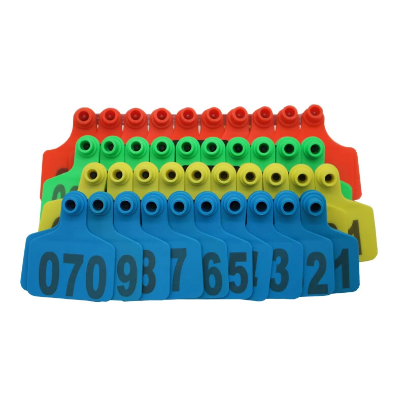 Cow Cattle TPU Ear Tag Signs with Word Ear Tags Farm Animal Identification Card