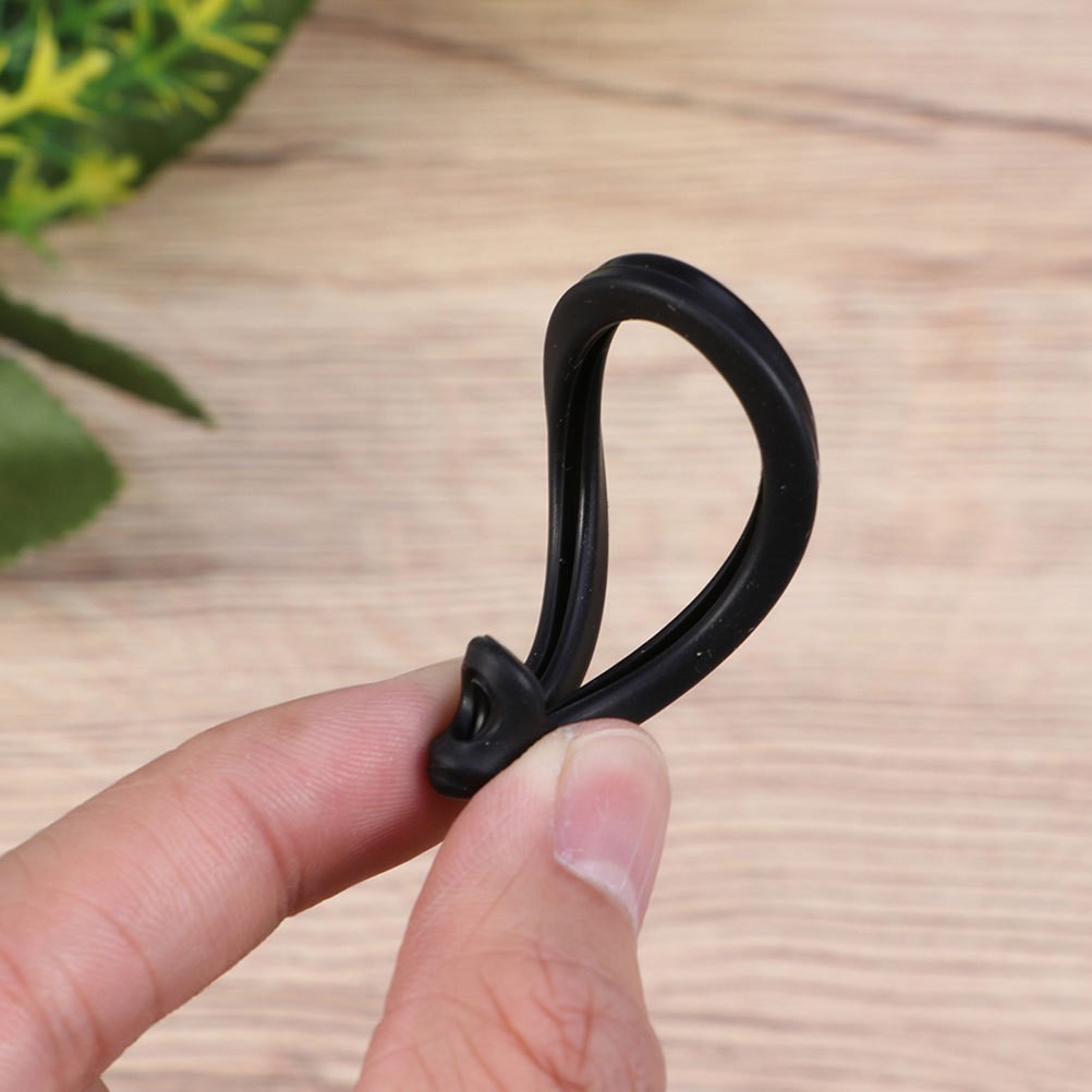10 Pcs Dog Id Tag Hoop Silicone Accessories for Small