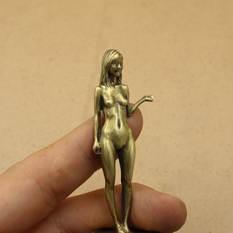 Brass Beauty Copper Ornaments Antique Hand Grips Bare Hand Model Plaything