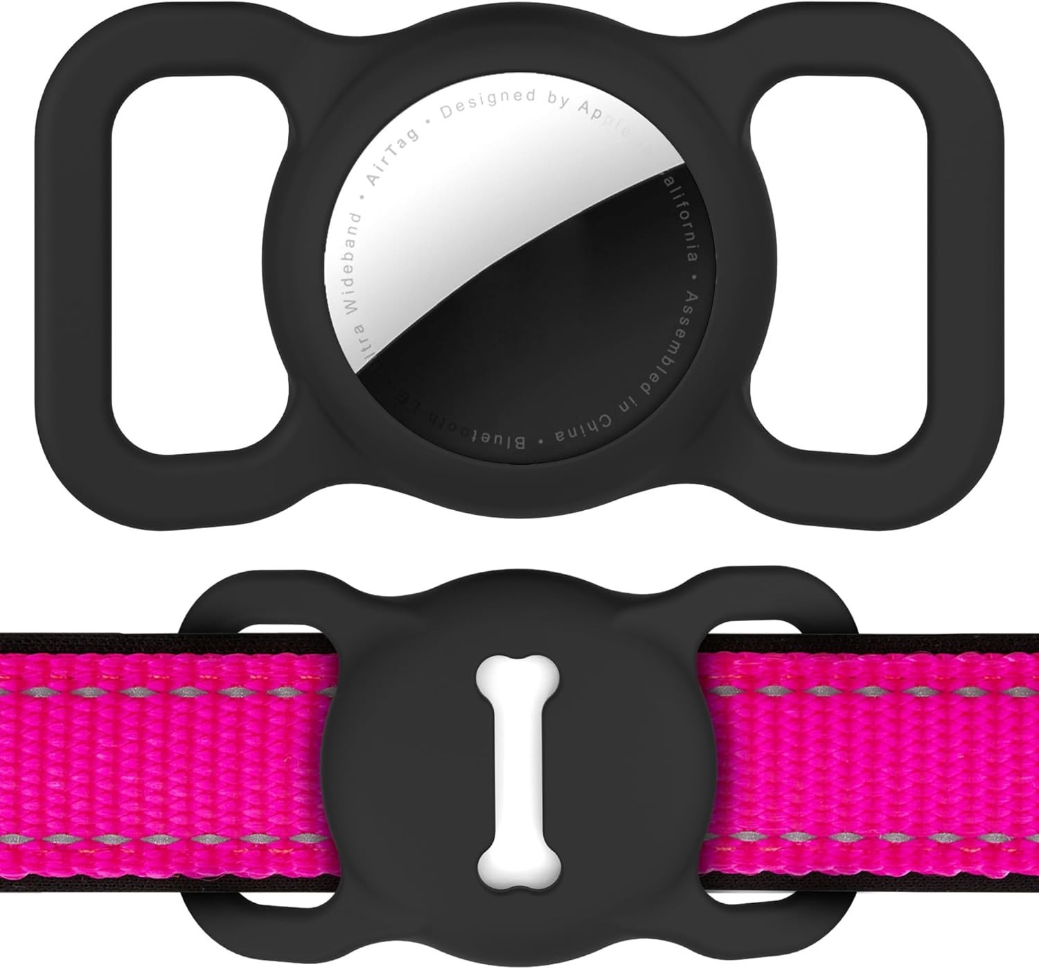 For Airtag Dog Collar Holder (1St & 2Nd Generation) Air Tag Protective Cat Airta