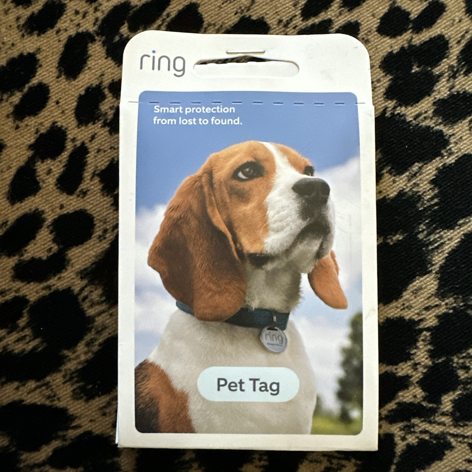Ring Pet Tag | Easy-To-Use Tag with QR Code | Real-Time Scan Alerts | Shareable